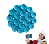 Suction Cup Car Phone Holder | Phone Case Grip Cell Holder, Stand Silicone, Mirror Shower, Adhesive Mount Suction, Accessories (Sky Blue)