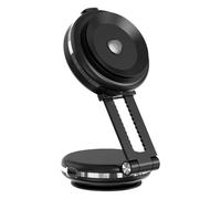 Suction Cup Car Phone Mount - Adjustable Control Panel & Windscreen with Stability | 180° Retractable Rotation for Hands- Driving, Smooth Surfaces S