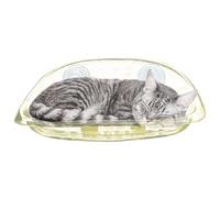 Suction Cup Cat Bed Window - Indoor Seat Hammock, Space Saving Shelf | Heavy Duty Perch with Strong Mount for Smooth Glass, Marble, Metal Surfaces, Sunbathing Lounger for Large or Small Feline Pets