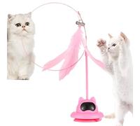 Suction Cup Cat Toy, Interactive Cat Wand With Bell, Colorful Toy, Realistic Design With Self-Holding Suction Base, Durable Material With Fun Movement, For Exercise Play Stimulation Home Use