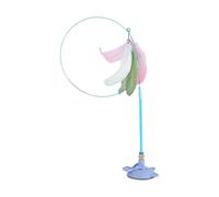 Suction Cup Cat Toy,Interactive Wand with Suction Cup - Portable Pet Toys for Indoor Cats, Cute Kitten Toys for Relaxing, Exploring