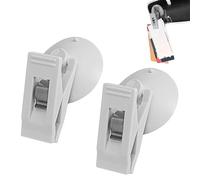 Suction Cup Clip for Window, 2 Pieces Tool with Suction Cup for Vehicles, Reusable Clamp for Paper Towels, Multipurpose Clamps for Windows, Suction Cup Clamp for Car R