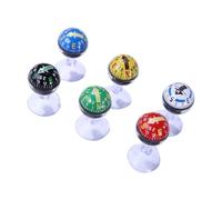 Suction Cup Compass Pack, 6 Piece 38mm Ball Pointer, Direction Helper for Camping Dashboard Windshield Adventure Packing, Travel Carry Portable Gear Pack
