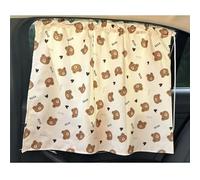 Suction Cup Curtain In The Car Window Sunshade Cover Cartoon Universal Side UV Protection Car Window Shades(A)
