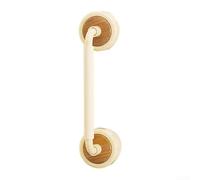 Suction Cup Door Handle for Glass Sliding Bathroom Doors Refrigerator Panels Cabinet PET Silicone Dual Suction Easy Install Removable Non-Slip Soft Grip 25.2x6.4x6.8cm Multi-Surfac(Wood Yellow)