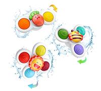 DYZI Suction cup Insect Spinner toys Sensory Early Learning Stress Relief - Great Gift - 3 Piece Set