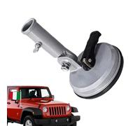 Suction Cup Flag Pole Holder - Secure Adjustable Angle Mount | Quick Flag Bracket for RV Truck Trailer SUV | 180 Degree Aluminum Alloy Flagpole Base, Car Holder for Outdoor Use