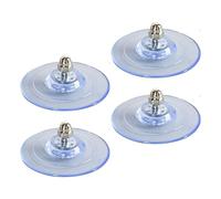 Suction Cup for Poseio for the Gatti - Set of 4 Transparent Winds in Resistant PVC, Screw Hook Included | Suction Cup for From the for, Twenty Twenty for Pos