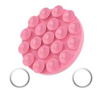 Suction Cup Grip For Mobile Phone | Silicone Adhesive Smartphone Holder, Suction Cup Phone Case Grip For Monitor, Fridge, Tiles, Driving, Kitchen, Bath, Videos, Cat