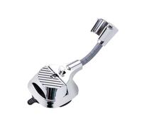 Suction Cup Handheld Shower Head Holder - No-Drill Wall Mount Bracket | ABS Material Featuring Built-In Storage Hooks and 360-Degree Swivel for Detachable Reusable Bathroom and RV Wall Installation