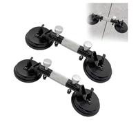 Suction Cup Heavy Duty Aluminum Vacuum Glass Puller, Floor Gap Fixer Tool for Laminate Floor Gap Repair, Holders to Lift Large Glass/Tile Lifter/Moving Glass/Pad for Lifting/Dent Puller