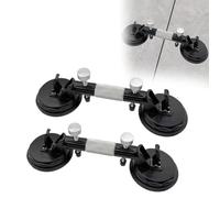 Suction Cup Heavy Duty Aluminum Vacuum Glass Puller, Granite Seam Setter, Seamless Stone Seam Setter for Seam Joining and Leveling, Floor Fixer Tool for Laminate Floor Repair