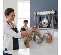 Suction Cup Hook - No-Drill Wall-Mounted Suction Cup, Kitchen Utensil Holder, Kitchen Space Savers, for Bath Spa Closet Laundry Room Locker Room House Cottage Cabin Home Nursery Yard