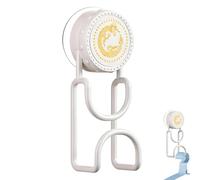 Suction Cup Hooks for Wall,No Drill Reusable Waterproof Removable Hanger,Shower Loofah Holder - for Bathroom Kitchen Washbasin Bathtub Towels Robes Loofah Glass Door Window Clothes Home Rv Travel