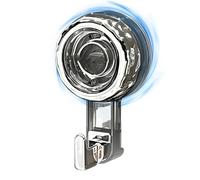 Suction Cup Hooks - Removable Wall Hangers for Shower Storage | PVC Pad with Vacuum Lock System, No Drill Mount Surfaces, Strong Grip Organizer for Glass Tile Mirror Bathroom Kitchen