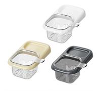 Suction Cup Kitchen Sink Drain Basket, Multi-Functional Kitchen Sink Faucet Suction Cup Drain Basket and Strainer, Food Waste Filter Quick Draining Vegetable Washing Draining Baskets Sinking Strainer
