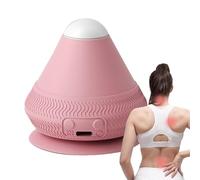 Suction Cup Massage Ball, Heated Muscle Release Tool Electric Massaging Fascia Roller, Suction Cup Massage Ball Heated Back Massager, Hands-Free Self-Massage for Home, Office & Gym