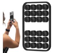 Suction Cup Phone Grip,Silicone Suction Phone Grip | with Mirror Attachment for Desk Car Wall Shower Men Women Driving