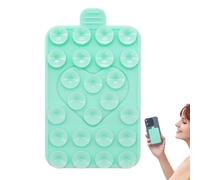 Suction Cup Phone Holder - Strong Suction Cup Portable Case, Silicone Adhesive Phone Holder | Non-Slip Phone Holder for Love Double-Sided Phone Holder, Silicone Stand with V