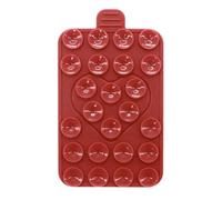 Suction Cup Phone Holder, Suction Cup Phone Holder | Double Sided Non-Slip Love Phone Holder,Adjustable Silicone Adhesive Accessory, Strong Suction Portable Case