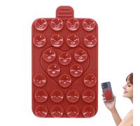 Suction Cup Phone Holder, Suction Cup Phone Holder | Double Sided Phone Case Love Suction Cups Phone Holder - Adjustable Silicone Adhesive Accessory, Strong Portable Case