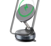 Suction Cup Phone Holder - Wireless Charger 360 Degree Rotation Vacuum Phone Magnetic Car Holder, 360 Degree Adjustable View Secondary Keyword, Ring N52 Magnetic