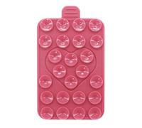 Suction Cup Phone Mount, Double-Sided Love Anti-Slip Phone Holder, Adjustable Silicon Adhesive Accessory, Portable Strong Suction Case For Video Calls, Live Broadcasts