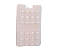 Suction Cup Phone Wallet - Silicone Adhesive Card Holder Mount | Waterproof Cellphone Accessory for Shower Mirror Window Wall, Compact Pouch for Back of Phone Lanyard Or Case Supplies