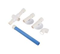 Suction Cup Plastic Pipe Parrot Shower Perch, Bird Bath Standing Rack Platform, Strong Hold with 3 Suction Cups, No Drilling Required for Wall Tile and Glass Window, Durable Anti -