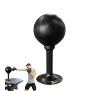 Suction Cup Punching Ball - Suction Cup Punching Bag, Desktop Stress Gag | PU Leather Desktop Suction Cup Punching Ball, Stress Buster Embossed Desk Table Punching Bag for Tables Walls