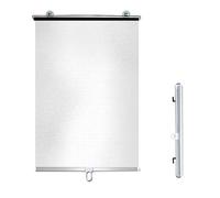 Suction Cup Roller Blind Punch-free Retractable Balcony Sun Shade, blackout curtains, temporary privacy blinds for doors and windows,bedrooms and balconies,UV protection