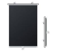 Suction Cup Roller Blinds for Windows, Black Blackout Roller Blinds, No Drilling Sunshade Thermal Insulation and Sun Protection Privacy Screens,Retractable Portable Curtains