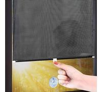 Suction cup roller blinds no drilling,Punch-free Retractable Balcony Sun Shade,temporary privacy blinds for doors and windows,bedrooms and balconies