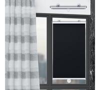 Suction Cup Roller Shades for Windows 30cm 35cm 40cm 50cm 58cm 60cm 68cm Wide,Retractable Sunshade Roll Up Blinds,Blackout Curtains,Portable Temporary Blinds,No Drilling,W×H-55 * 180cm(22 * 71in)