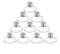 Suction Cup Screw Nut - M4 Strong Transparent Suction Cups | Suction Cups with 40 mm Diameter for Glass , Tiles, Walls and Smooth Surfaces