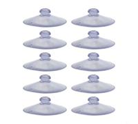 Suction Cup Set-Strong Adsorption PVC Transparent Suction Cups Reusable Window Suckers Hanger Pads without Hooks for Home Kitchen Bathroom Glass Decor Organization(10pcs 5.5cm)