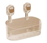 Suction Cup Shower Organizer | Luxury Wall Mounted Bathroom Storage Shelf | No Drilling, Heavy Duty Waterproof Removable Shower Basket for Bathroom and Kitchen, Perfect for Organizing Toiletries, Spon