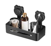 Suction Cup Shower Shelf | Kitchen Storage Rack Without Drilling | Wall Mounted Suction Cup Organizer | for Kitchen Dorm Door Corner Cup Shampoo Razor