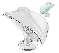 Suction Cup Soap Dish - Empty Bar Case, Removable Holder No Drilling | Bathroom Countertop Box for Easy Storage, Convenient Use and Space Saving