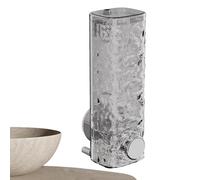 Suction Cup Soap Dispenser Transparent Visible Window Manual Pump | Pressed Shower Shampoo Conditioner Body Wash Other Bathroom Liquids Kitchen Sink Soap Dispenser