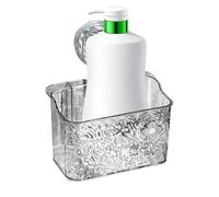 Suction Cup Storage Holder - Clear Suction Cup Organizer - Space-Saving Corner Shower Rack No-Drill Shower Rack Wall-Mounted Basket With Water Filter Holes For RV Dorm Apartment