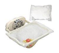 Suction Cup Strainer - Multifunctional Kitchen Gadget with Mesh Filters for Food Prep and Cleaning, Basket Design with Strong Suction Base, Sink Filter for Salad Berry Washing Cooking, 7.09 Inch