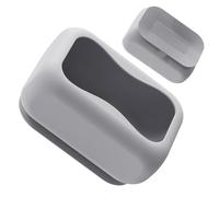 Suction Cup Tissue Box Organizer Wide Mouth Refillable | Tissue Box for Bathroom Kitchen Car RV Camper Van Home Office Truck SUV Boat Garage Laundry Dorm Trailer Motorhome