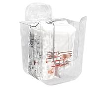 Suction Cup Tissue Holder for Bathroom, Suction Cup Tissue Holder - Napkin Organiser Dispenser, Refillable Wet Wipes Container, Tissue Box Holder, Wet Wipes Dispenser Box for Bathroom, Kitchen