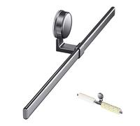 Suction Cup Towel Bar, No Drilling Suction Cup Single Towel Bar, Vacuum Hand Towel Holder, Towel Rack Holder, Strong Suction Power Space Aluminum + ABS Towel Rail For Bathroom & Kitchen