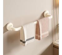 Suction Cup Towel Holder 40 cm No Drill Wall-Mounted Bathroom & KitchenRemovable & Adjustable Strong Vacuum Suction Space-Saving Solution
