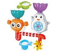 Suction Cup Water Toys,Sensory Interactive Fun Games - Suction Cup Child Bath Squirt Toys | for Home Travel Bathtub Summer Birthday Interaction Boys Girls Preschool