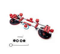 Suction Cups, 90-180 Degree Stone Seam Setter 8 Inch Vacuum Suction Cup For Floor Countertop Splicing With Pressure Guage Hand Tool For Quartz Slabs ，Granite, Marble(Without suitcase,2 pcs)