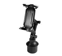 (Suction Disc) 360 Rotatable Car Phone Holder - Suction Disc for Dashboard & Cup Holder, Compatible with Mobile Phones & Tablets, Black