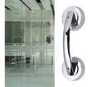 Suction Grab Bar,7.7 * 2.6 * 1.8in Portable Suction Handle Glass Suction Cups Glass Door and Window Handles Bathroom Sliding Doors Safety Bathroom Assist Handle for Bathtubs